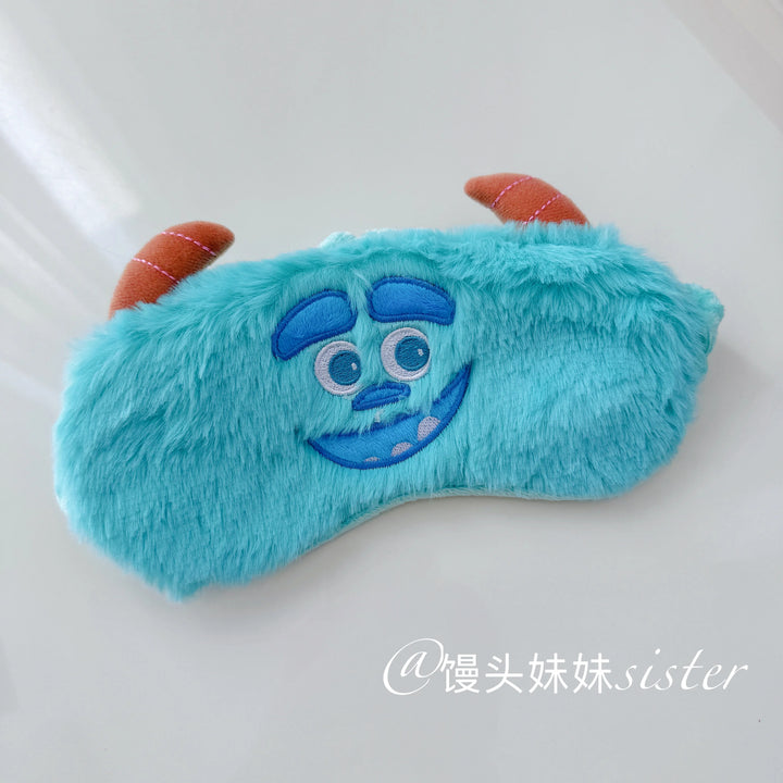 Cute Sleeping Eyepatch Stitch Dumbo Sullivan Plush Eye Mask