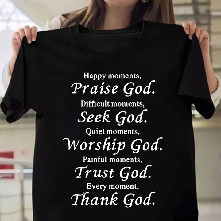 Thanks God Fashion Shirts for Men Women Christian Tee