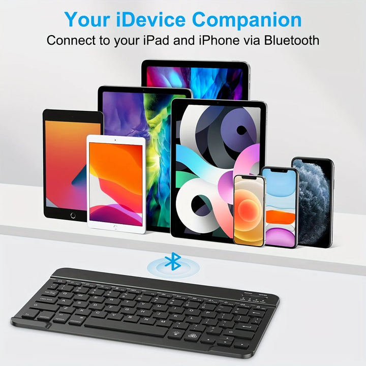 Wireless Keyboard Bluetooth-Compatible Keyboard For Android IOS Windows Mini 78-Key Gaming Keyboard