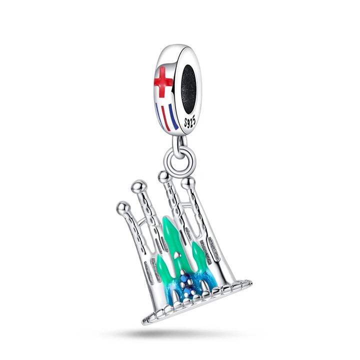 925 Sterling Silver Famous Attractions Eiffel Tower Charms