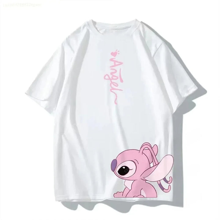 Disney Cartoon T Shirt Mickey Mouse Couple Clothes Family Tee