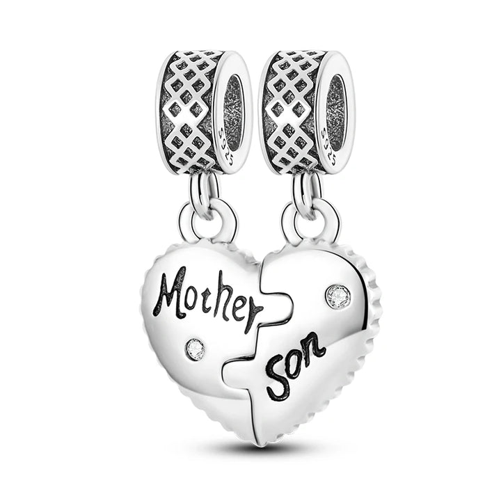 2025 New 925 Sterling Silver Pink Heart Charms Fit Pandora
