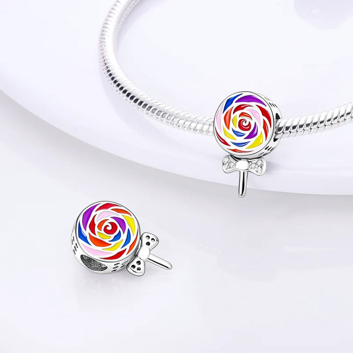 Sterling Silver CZ Dentist Tooth Charm Beads for Women