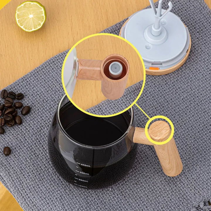 Mini Electric Coffee Self Mixing Mug Waterproof USB Rechargeable 380ML