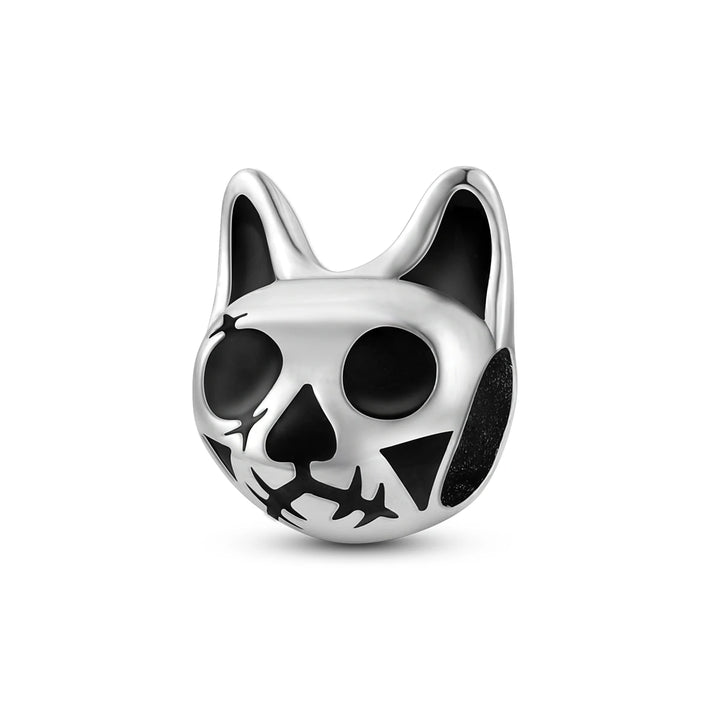 Dog Schnauzer French Bulldog Silver Plated Charm Beads