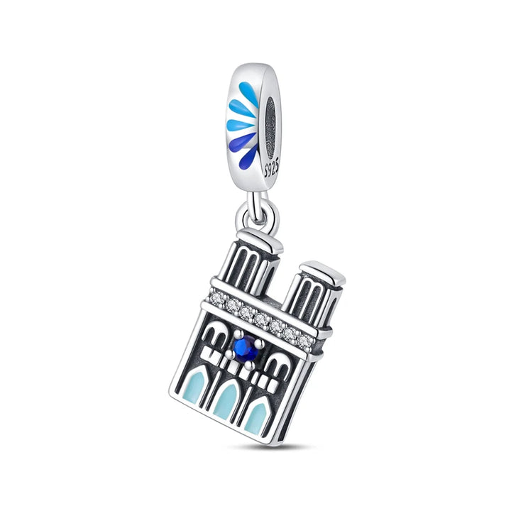 925 Sterling Silver Famous Attractions Eiffel Tower Charms
