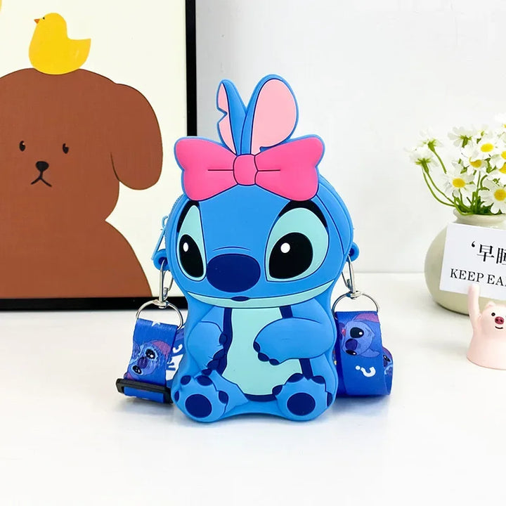 Cartoon Stitch Silicone Purse Cute Stitch Angel Girl's Bag