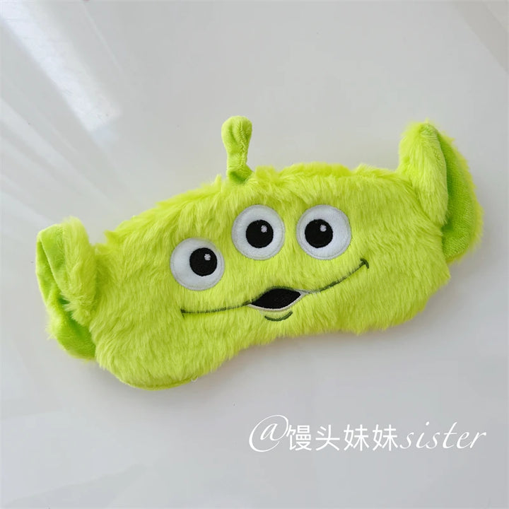 Cute Sleeping Eyepatch Stitch Dumbo Sullivan Plush Eye Mask