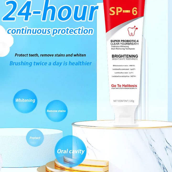 Probiotic Toothpaste SP-6 Whitening Tooth Stain Remover 120g