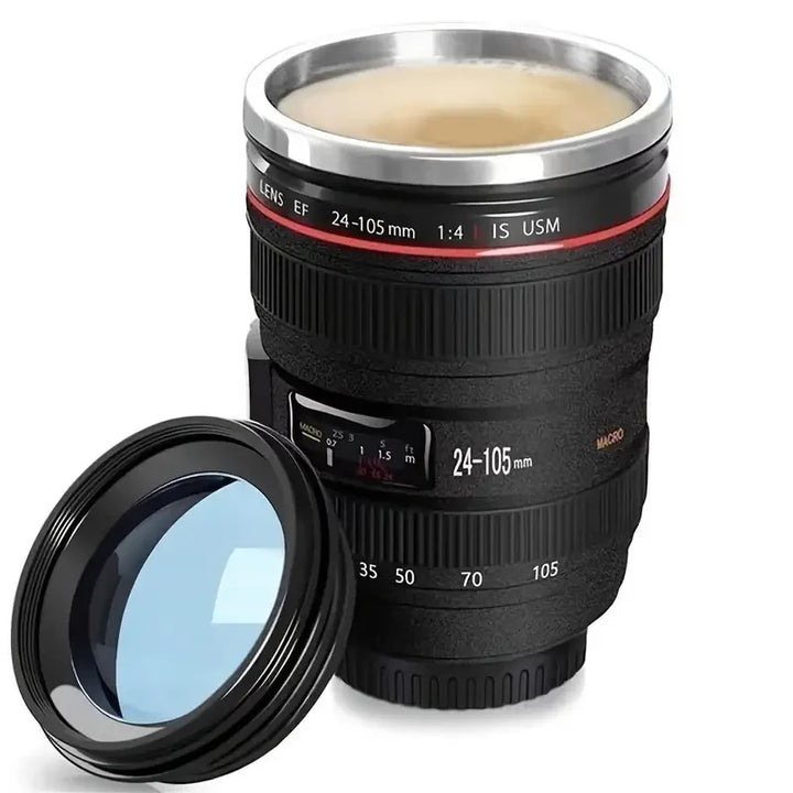 1pc Camera Lens Coffee Mug Travel Coffee Photographers Mug