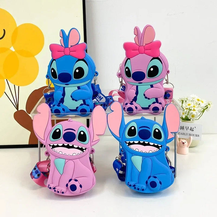 Cartoon Stitch Silicone Purse Cute Stitch Angel Girl's Bag